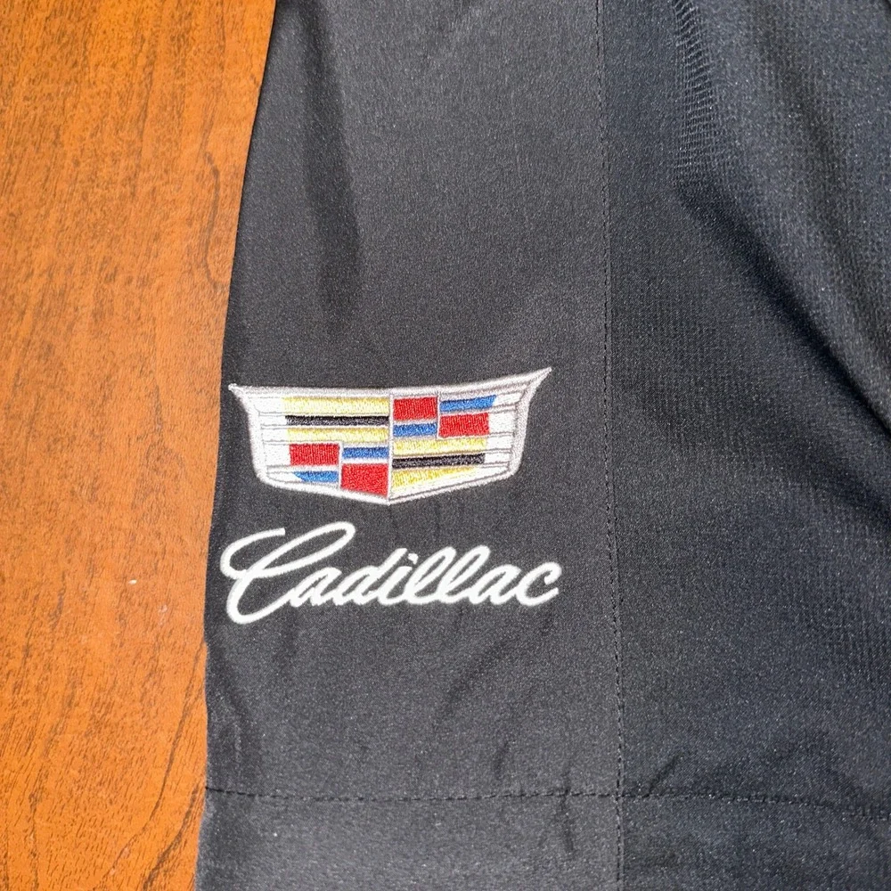 FootJoy DryJoys HydroLite Golf Full Zip Off Cuffs Jacket Mens 2XL Black Cadillac